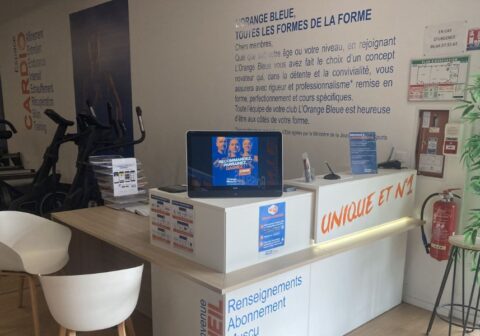 accueil salle de sport lorange bleue jarnac