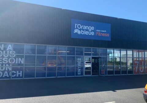 facade salle de sport lorange bleue niort