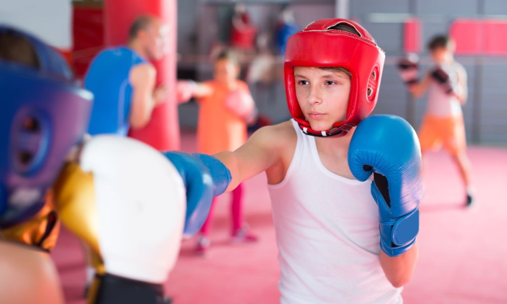 enfant boxe entrainement